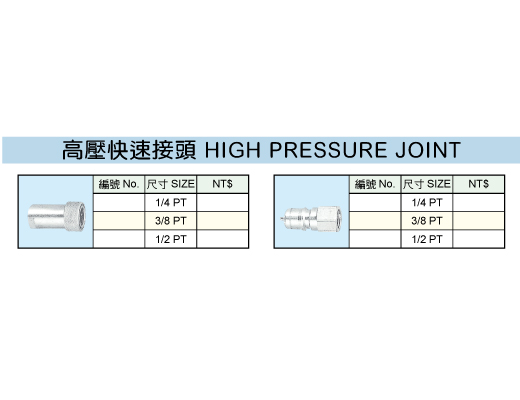 日式高壓快速接頭的第1張圖片